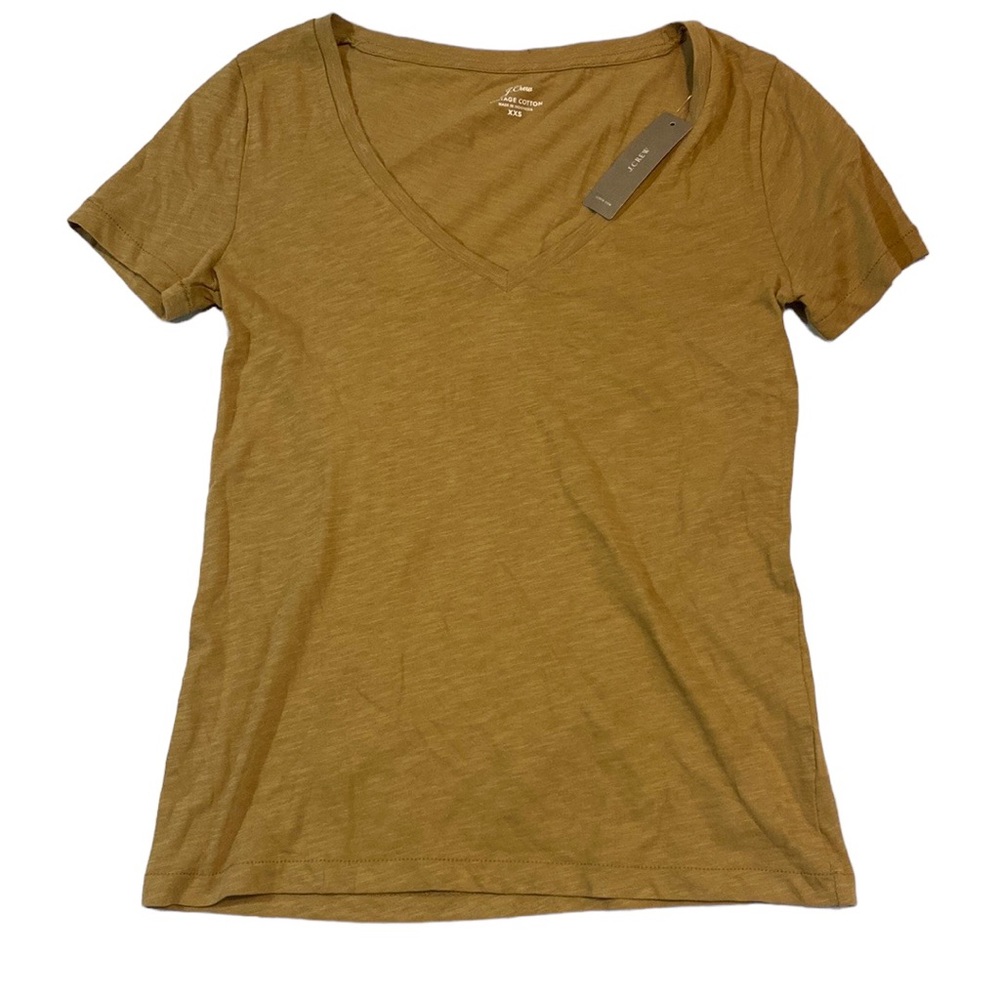 J.Crew Vintage Cotton V-Neck Tee